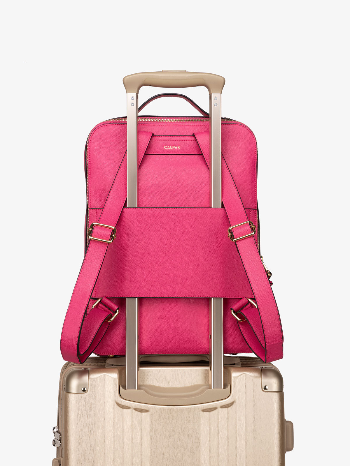 Kaya laptop backpack with luggage trolley sleeve