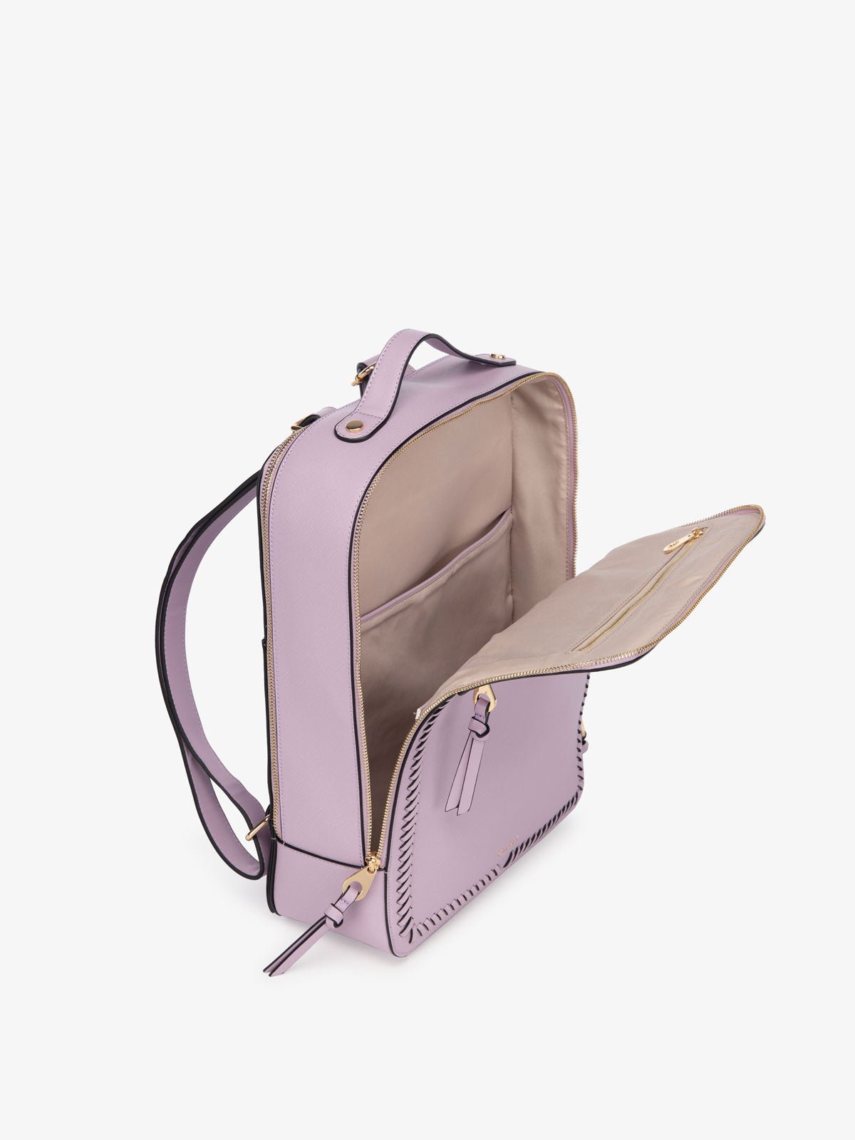 lavender purple CALPAK Kaya Laptop Backpack for women
