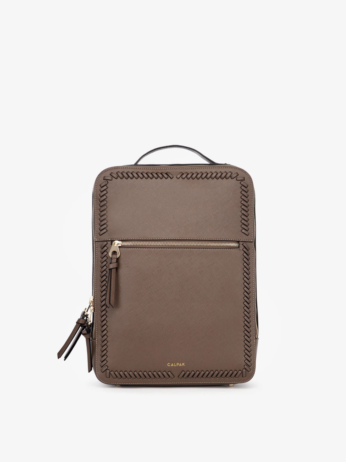 brown mocha CALPAK Kaya Laptop Backpack for 15 inch laptop