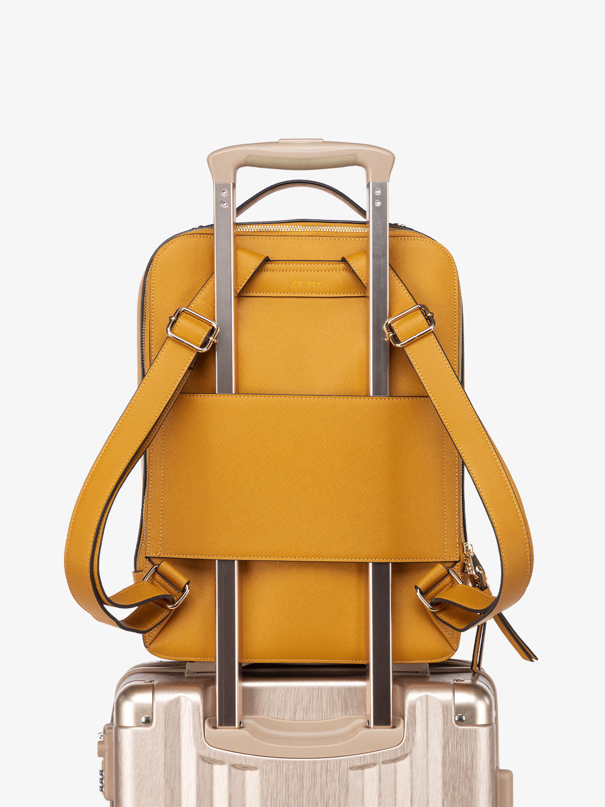 CALPAK Kaya Laptop Backpack with trolley sleeve for travel