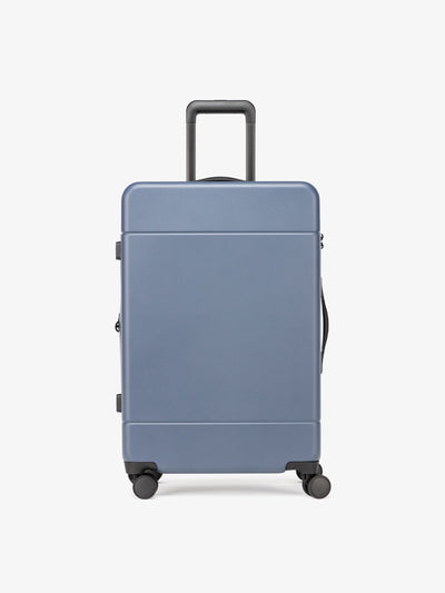medium 26 inch hardside polycarbonate luggage in blue atlantic color from CALPAK Hue collection; LHU1024-ATLANTIC
