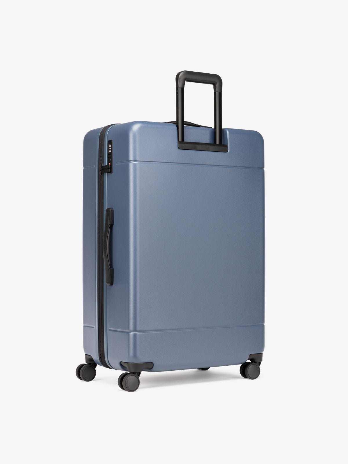 large blue atlantic linen 30 inch CALPAK Hue suitcase