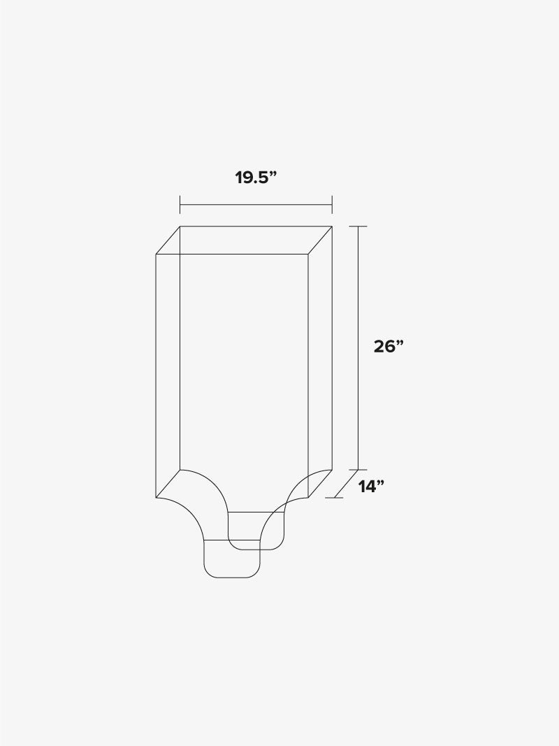 CALPAK transparent plastic cover for large 28 inch spinner luggage