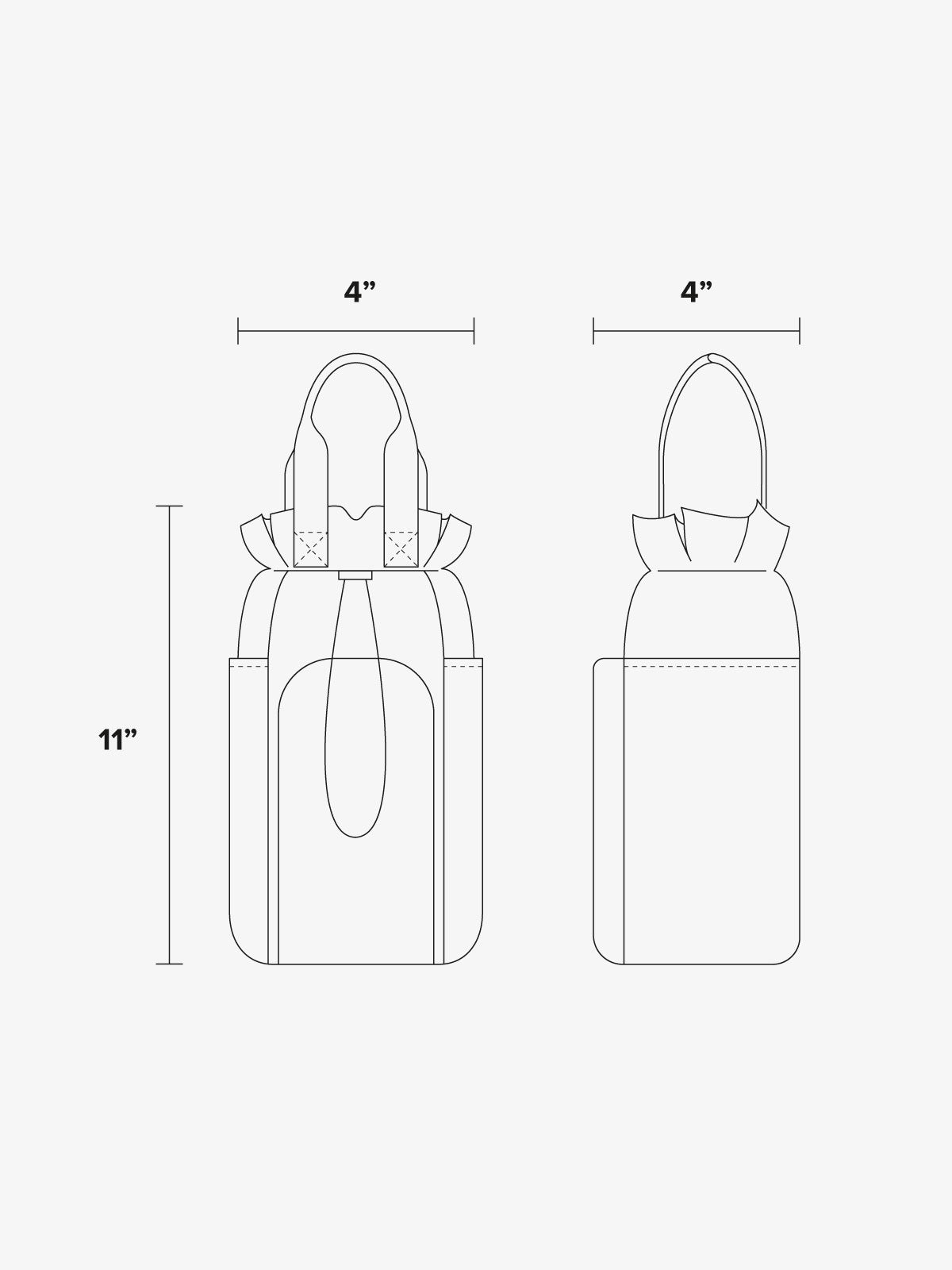 water bottle holder dimensions
