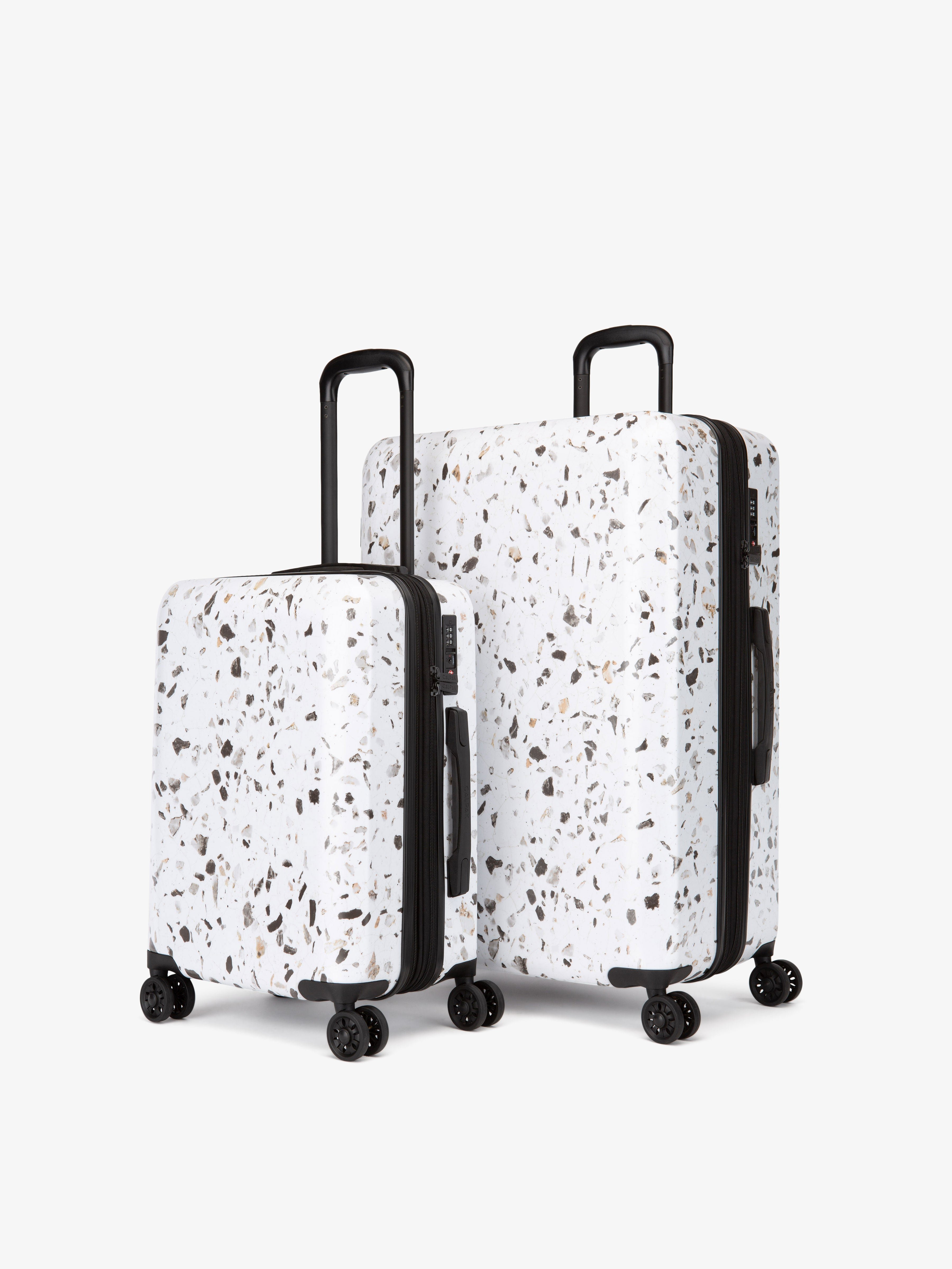 Terrazzo family luggage set