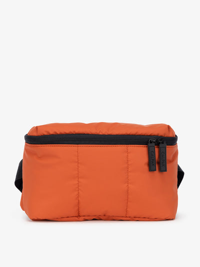 CALPAK red orange Luka belt bag in brick; BB1901-BRICK