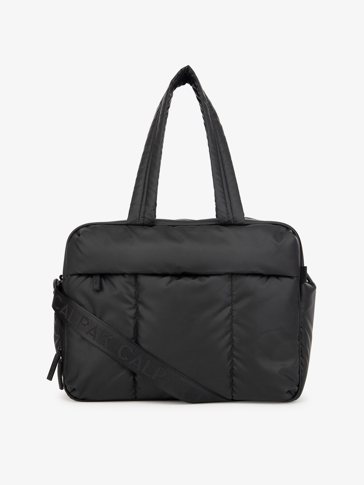 matte black CALPAK Luka duffel bag and weekender