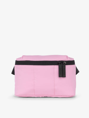 CALPAK Luka Mini Belt Bag with soft water-resistant exterior in bubblegum; BBM2201-BUBBLEGUM