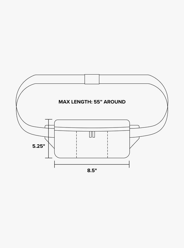 Luka Mini Belt Bag Dimensions