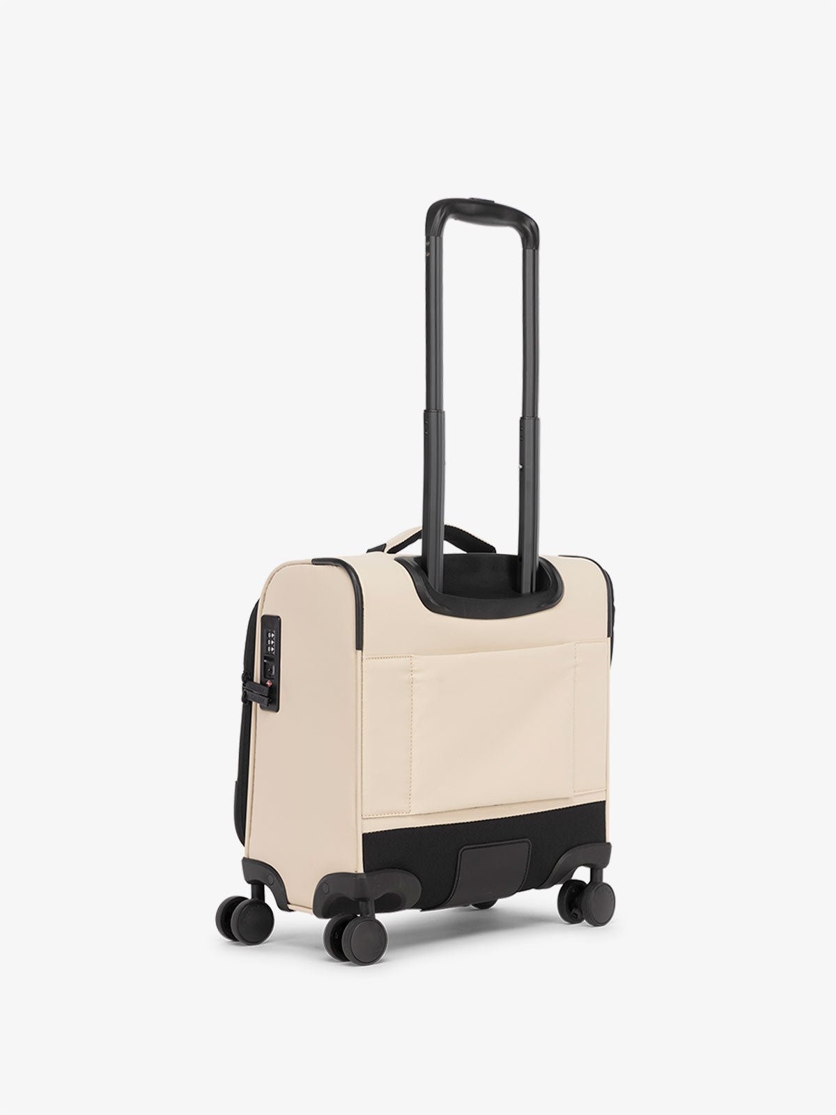 CALPAK Luka mini soft suitcase with 360 spinner wheels in ivory
