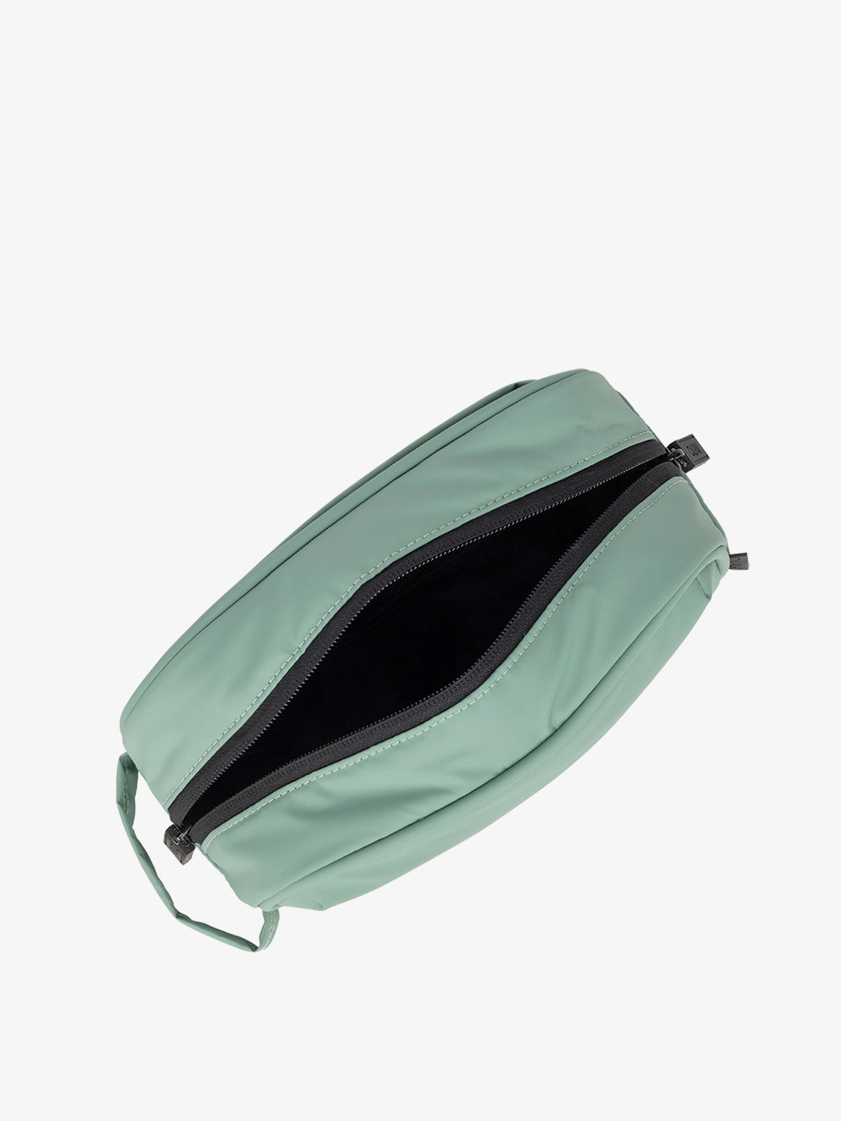 CALPAK Luka Toiletry Bag for skincare and water resistant interior lining in sage