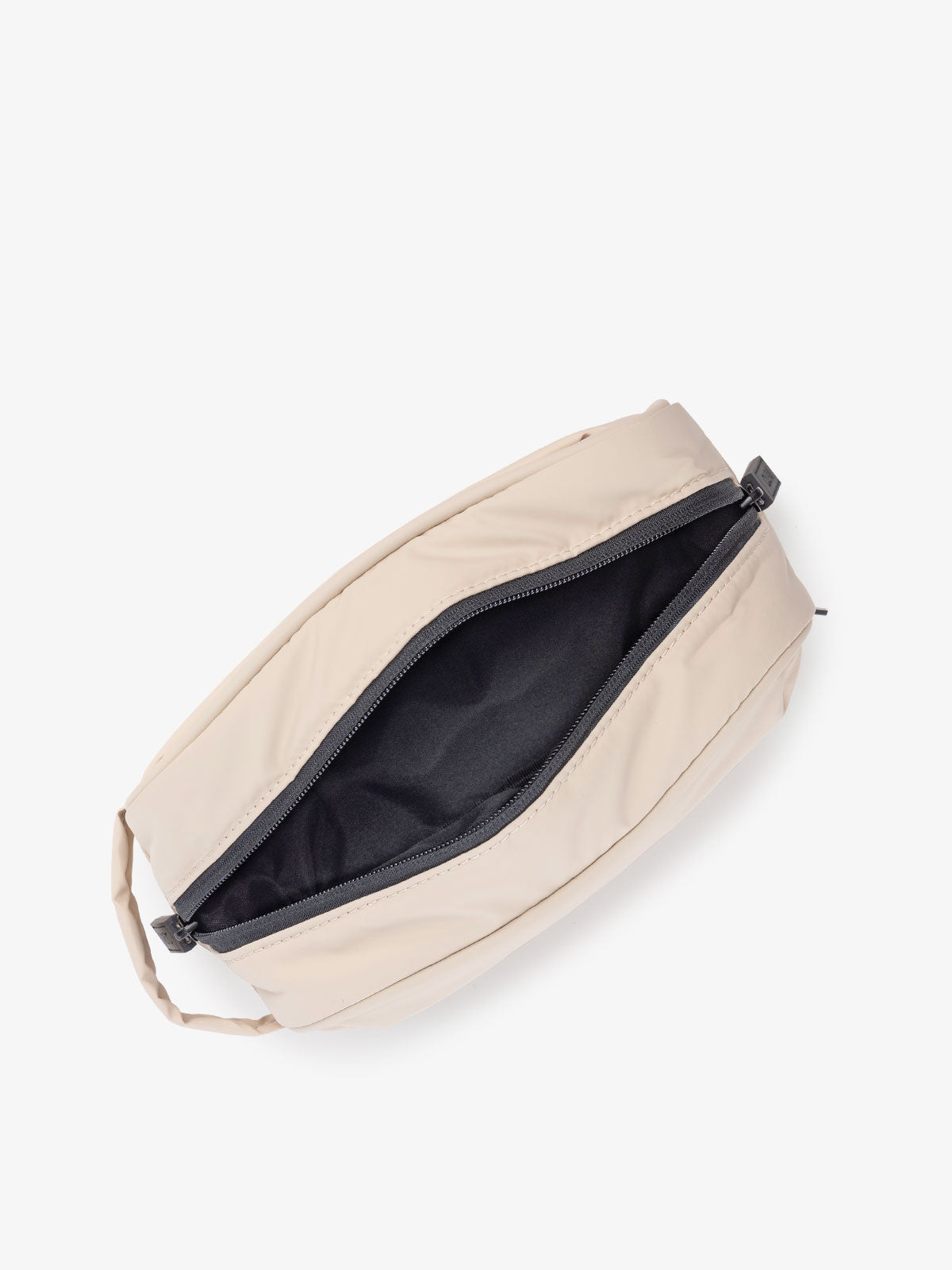 toiletry travel bag in cream