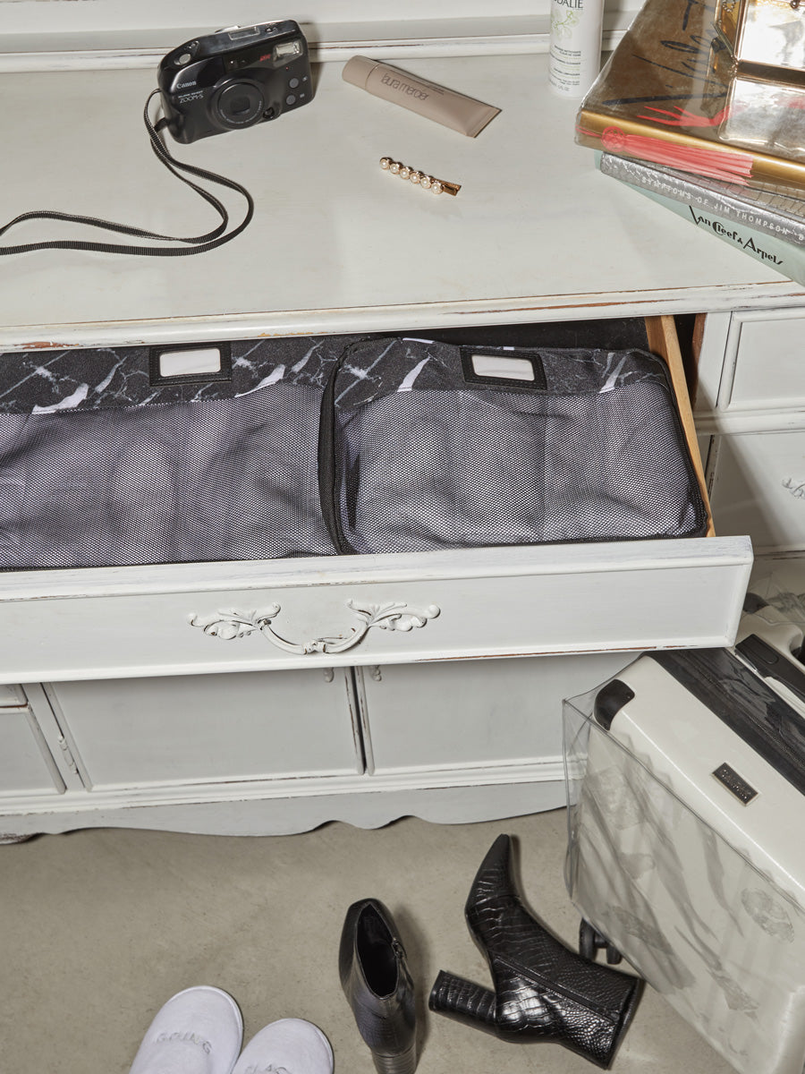 CALPAK 5 piece set of drawer organizers for storage