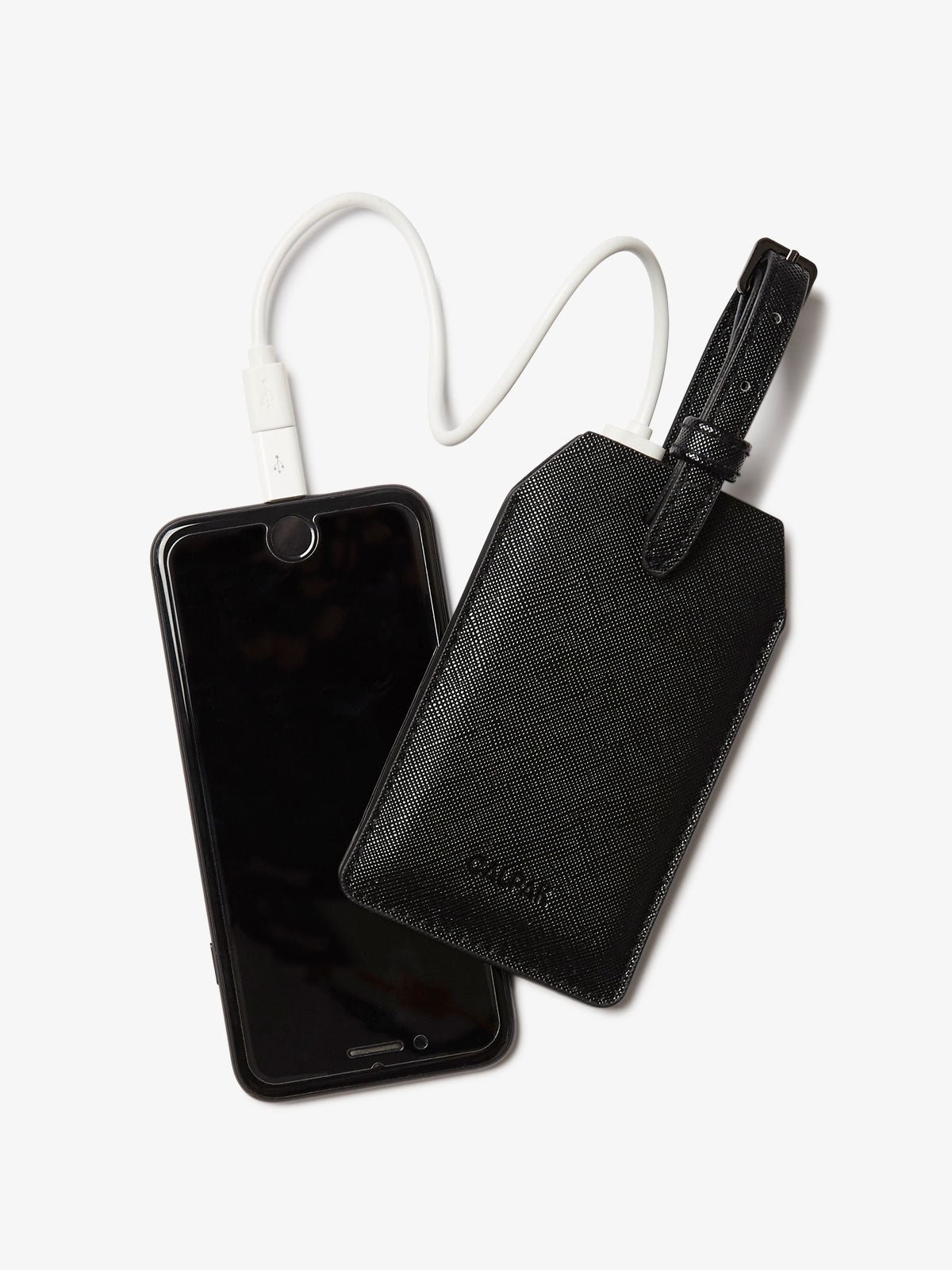 portable charger in black