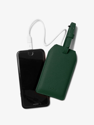 luggage tag phone charger; ATA2001-EMERALD