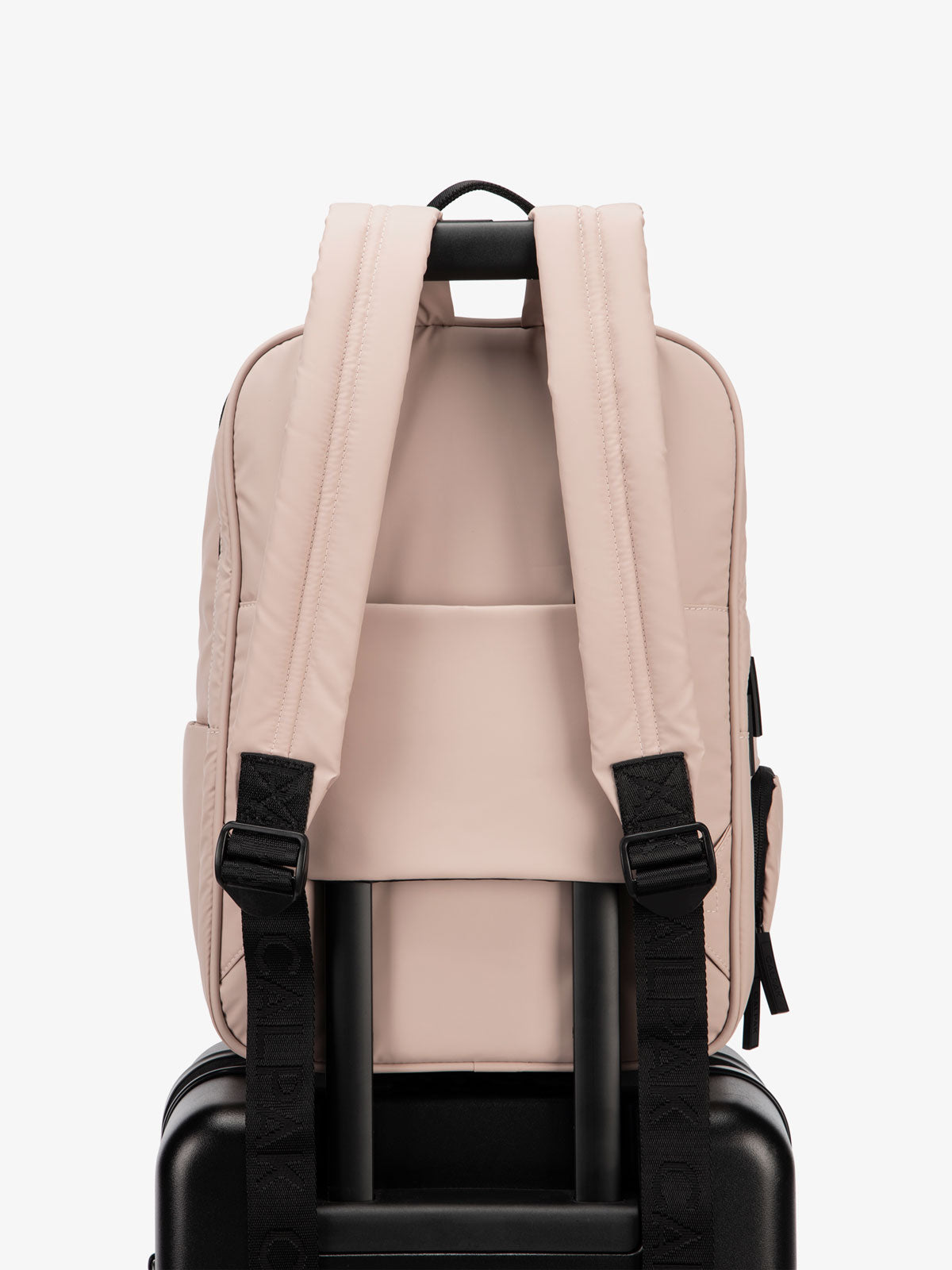 Backpack with luggage sleeve