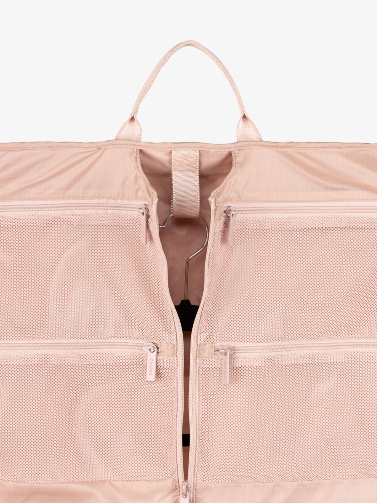 CALPAK small garment bag with handle and mesh pockets