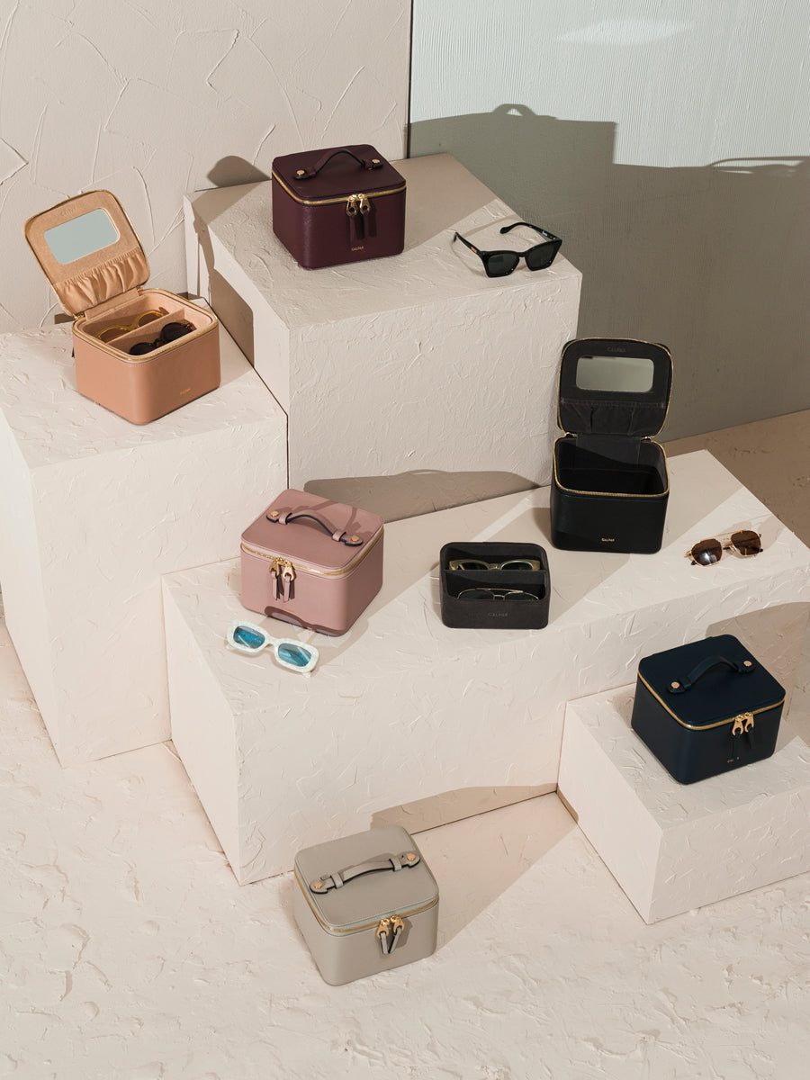 CALPAK multiple sunglasses cases