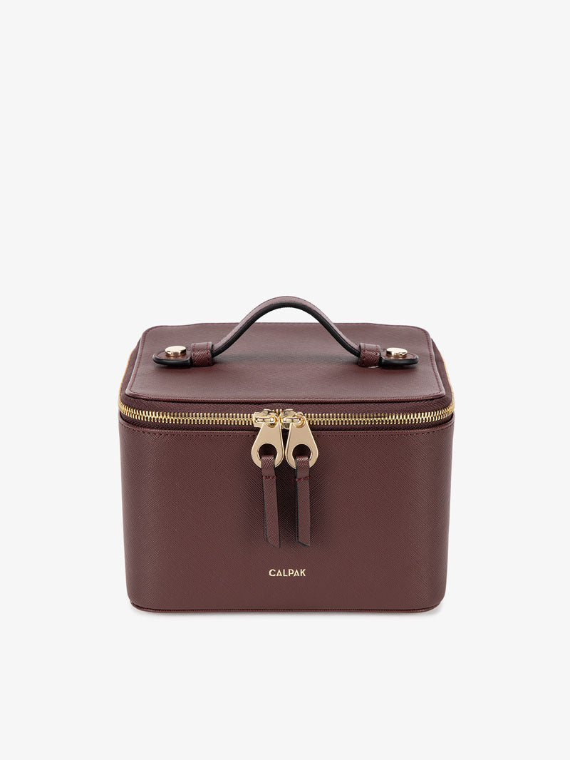 CALPAK multiple sunglasses case in dark red