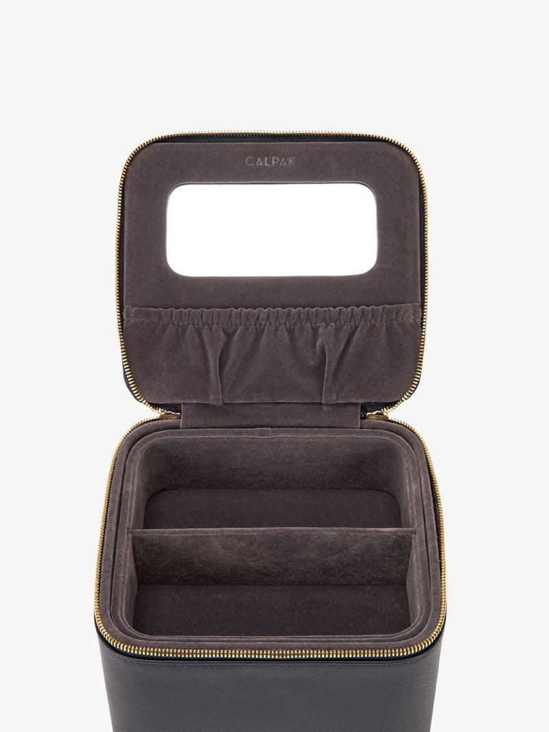 CALPAK hard multiple sunglasses case with mirror in blue navy color