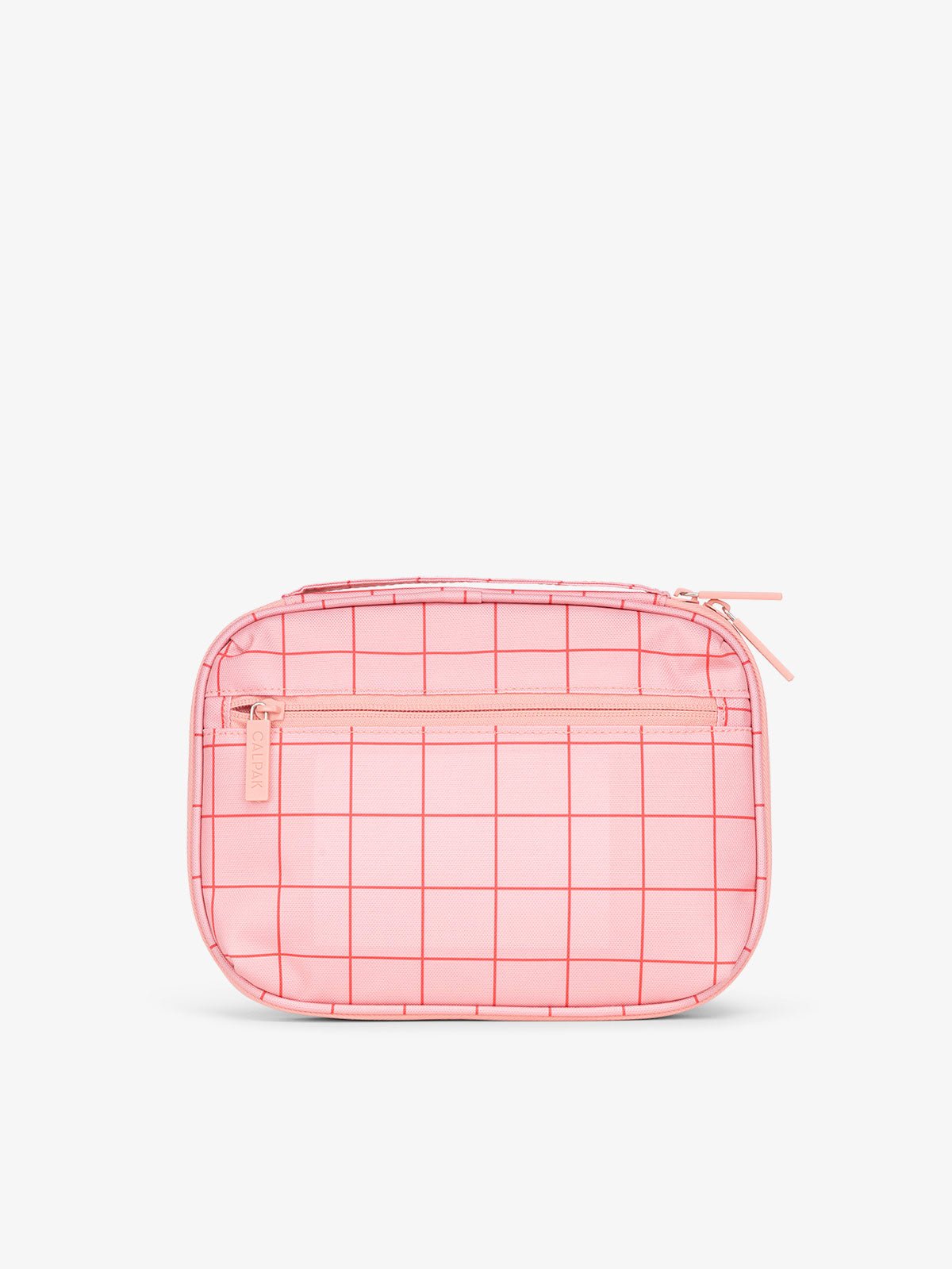 CALPAK tech and cables organizer bag in pink grid