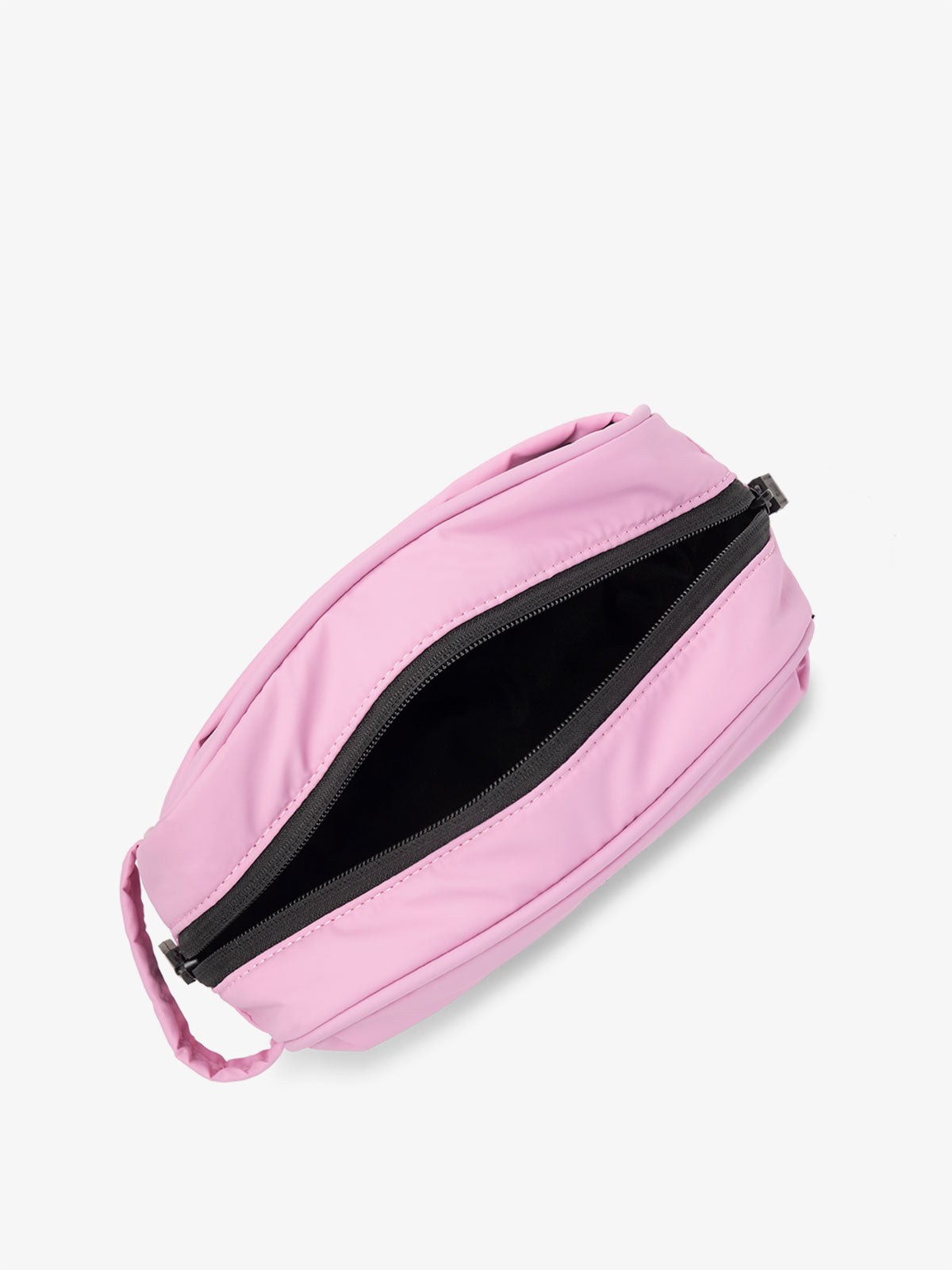 CALPAK Luka Toiletry Bag for skincare and water resistant interior lining in pink