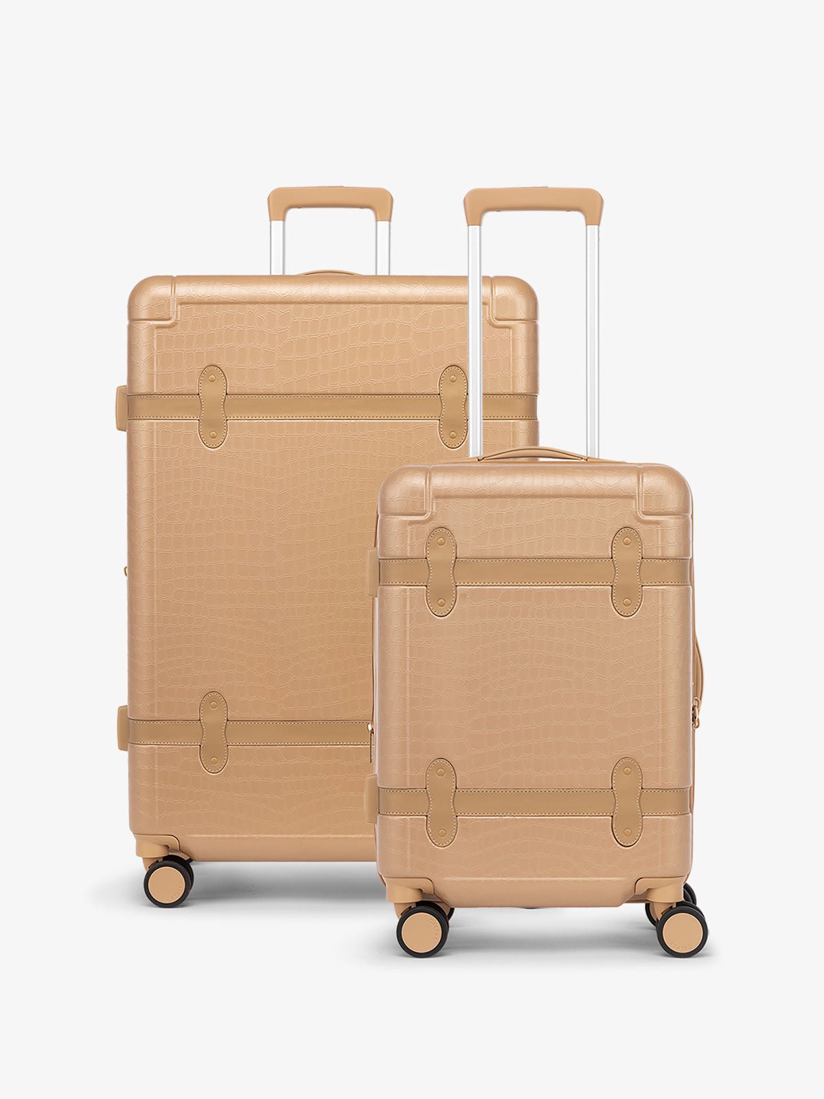 CALPAK set of 2 beige almond hard shell CALPAK TRNK luggage