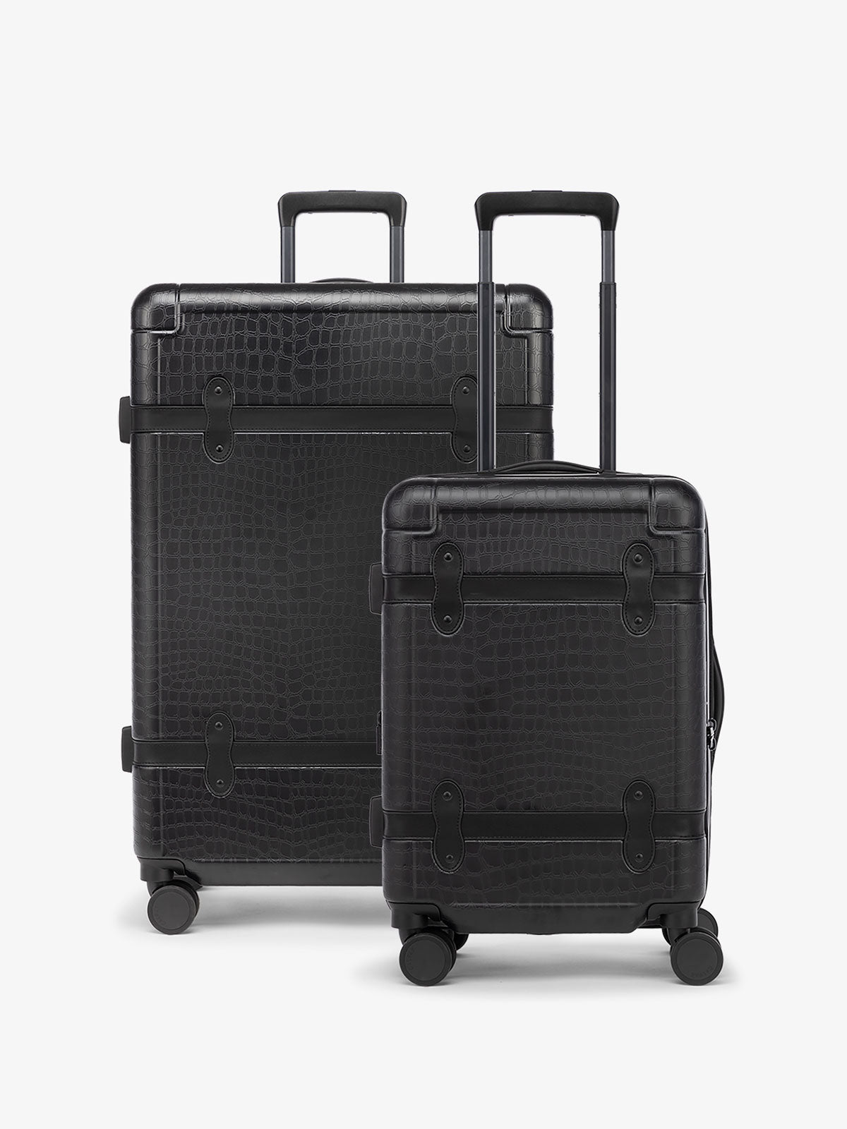 CALPAK set of 2 black hard shell CALPAK TRNK luggage