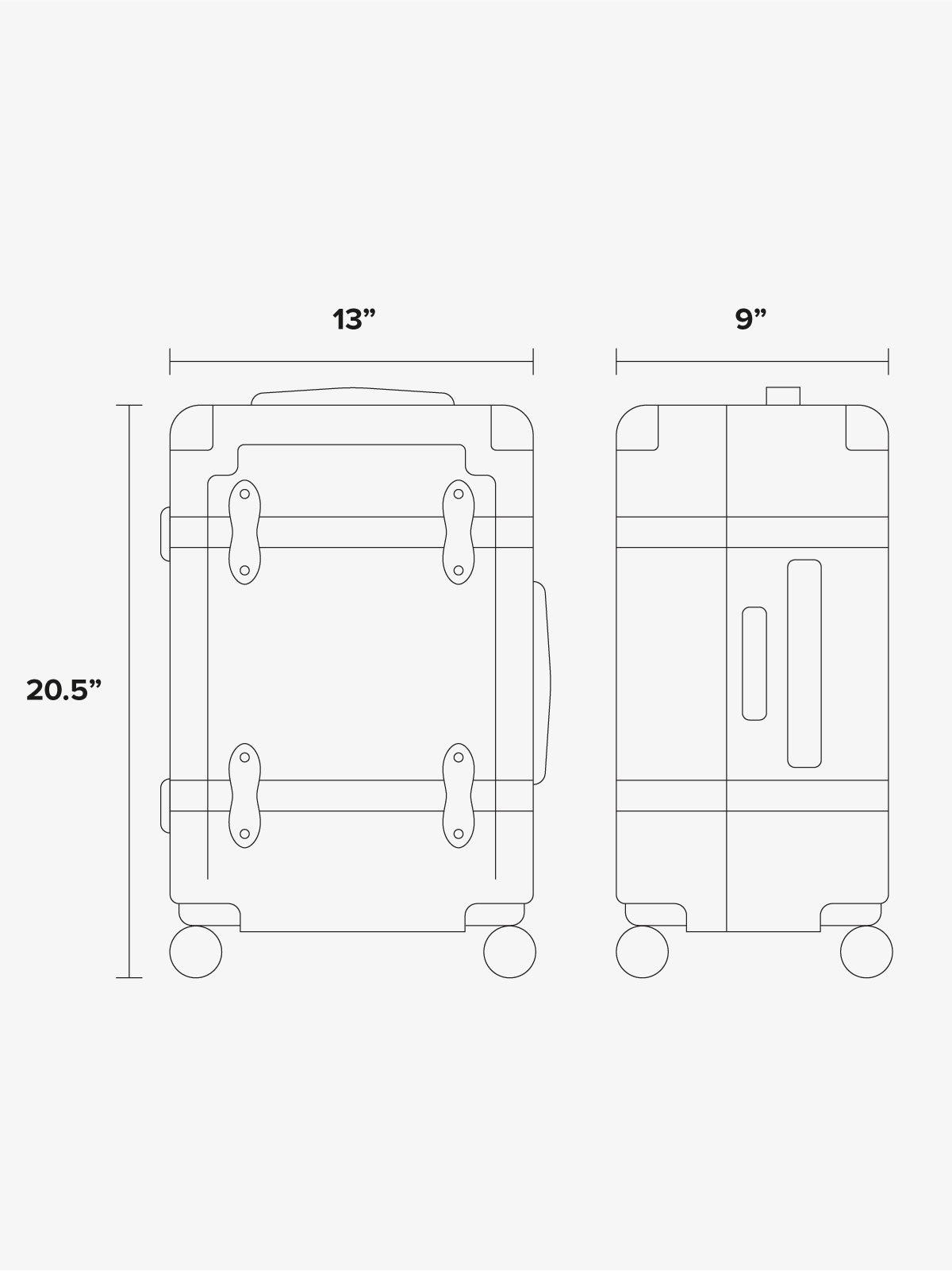 TRNK 2-Piece Luggage Set | CALPAK TRNK Black