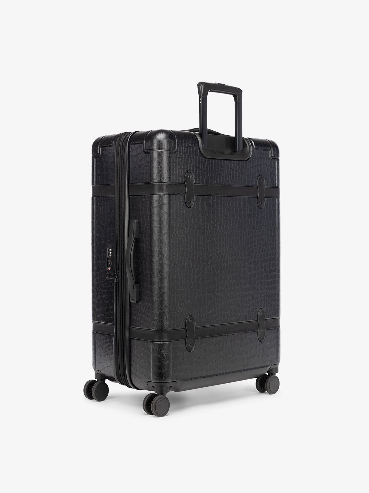 CALPAK TRNK 29 inch checked black luggage with TSA approved locks