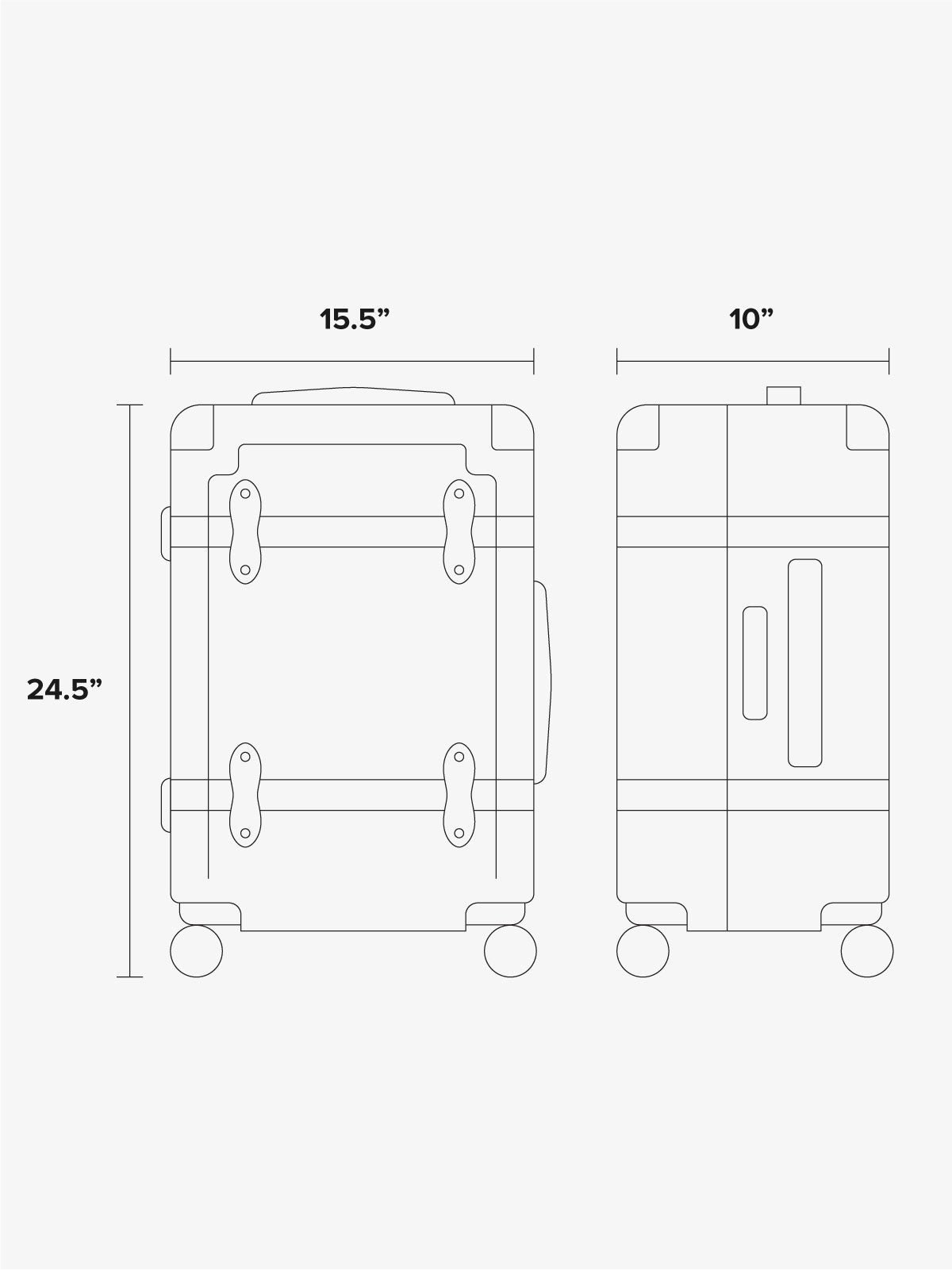 Trnk medium luggage dimensions