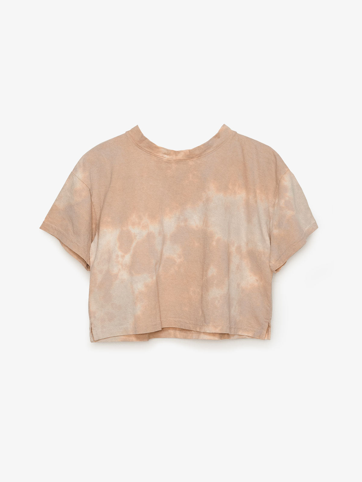 CALPAK women's cropped cotton t-shirt in tie dye