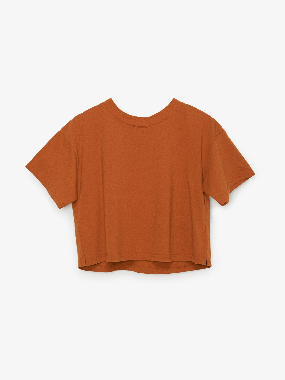 CALPAK womens cropped cotton tshirt