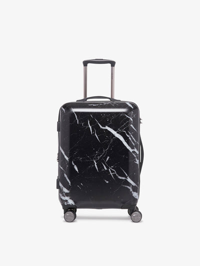 CALPAK Astyll black marble hard shell rolling carry on suitcase; LAT1020-MIDNIGHT-MARBLE