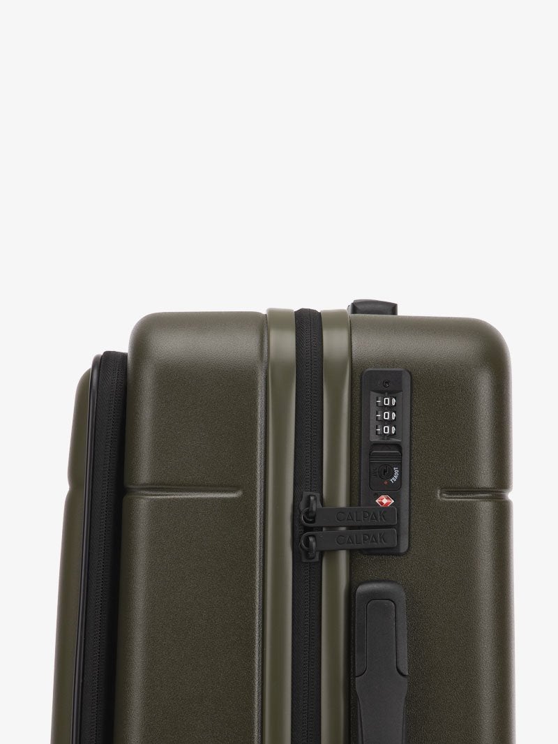 Hue carry on with laptop compartment-TSA locks