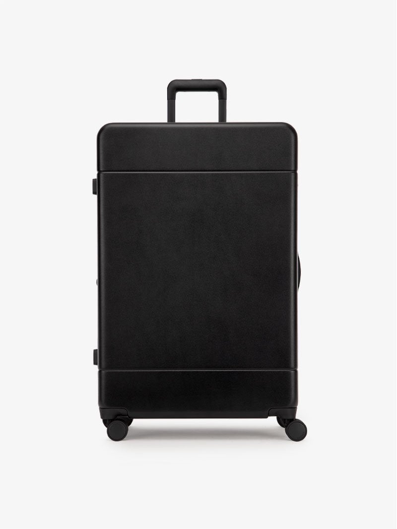 large 30 inch durable hard shell polycarbonate black luggage from CALPAK Hue collection