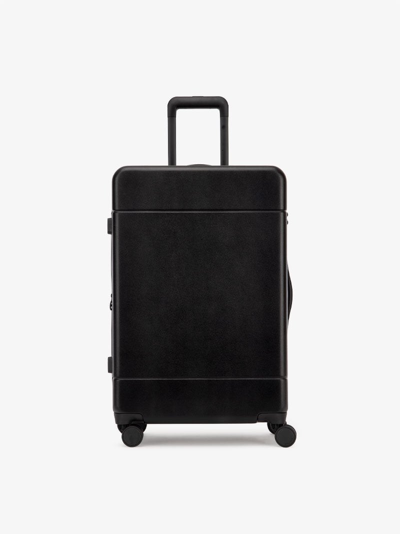 medium 26 inch hardside polycarbonate luggage in black from CALPAK Hue collection