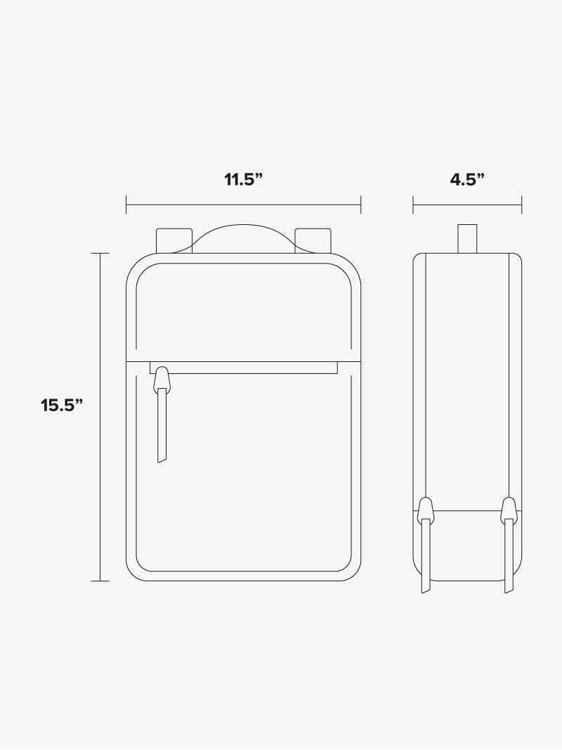 CALPAK Kaya laptop backpack dimensions