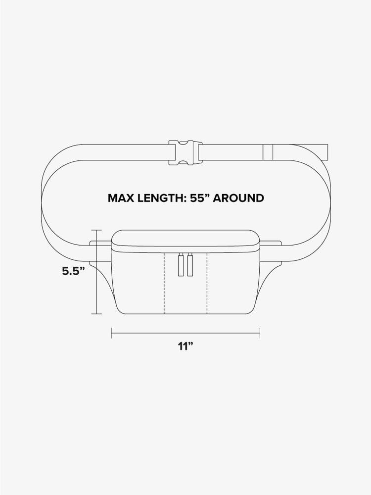CALPAK Luka belt bag dimensions