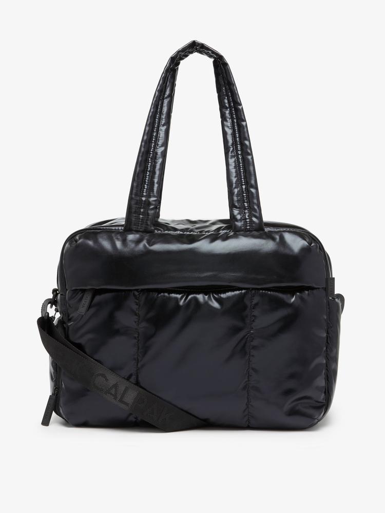 black CALPAK Luka duffel bag and weekender for women