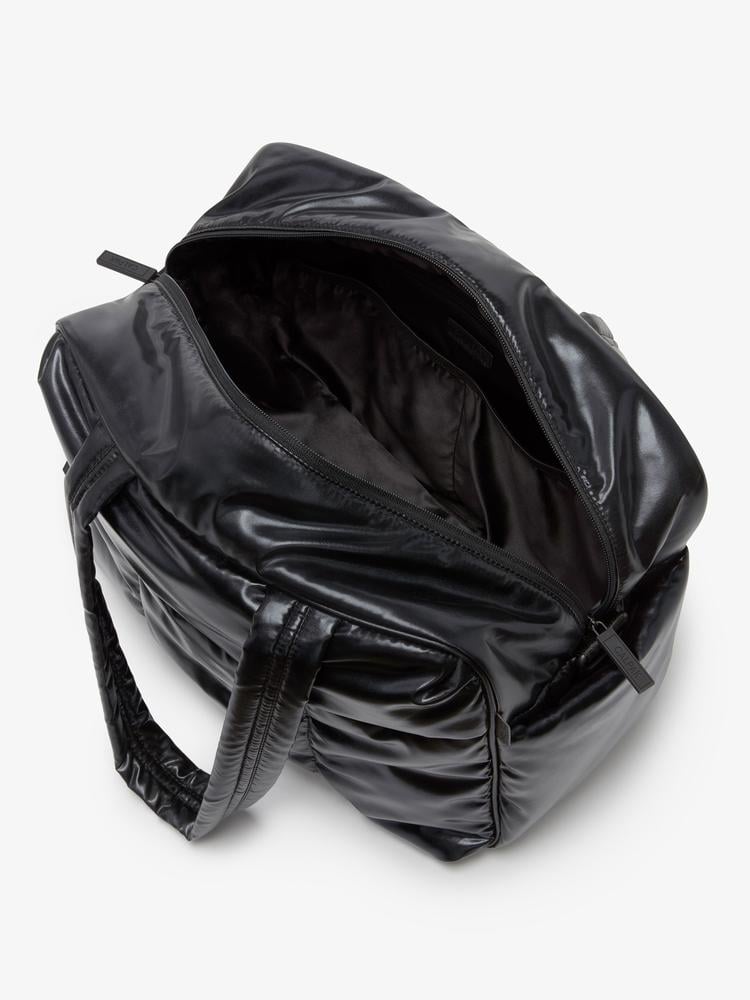 open black CALPAK Luka duffel bag for women