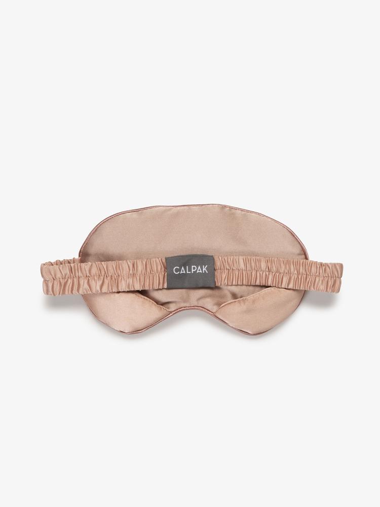 CALPAK silk eye mask in rose gold color