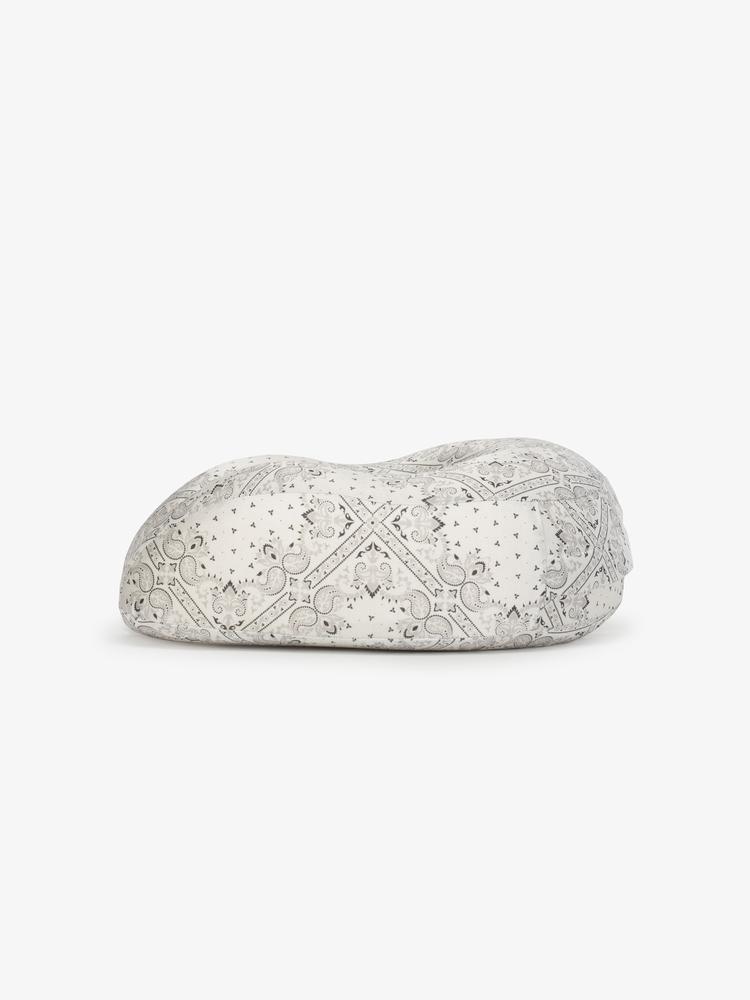 CALPAK white silk travel neck pillow