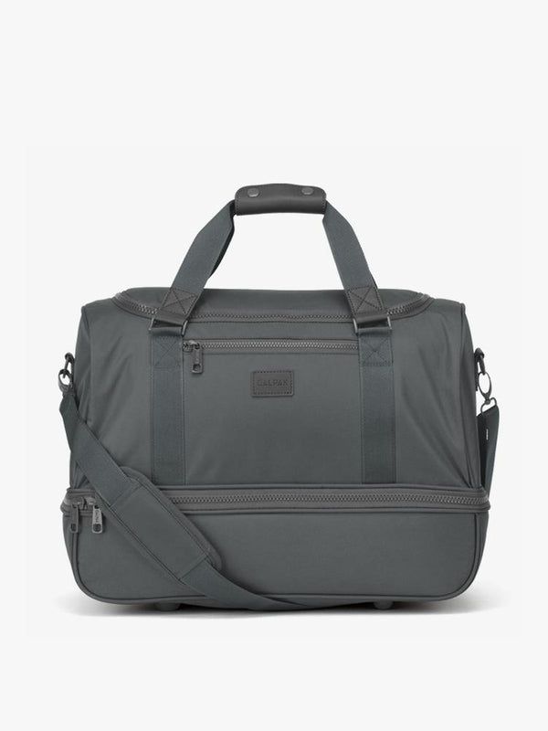 CALPAK Stevyn duffel bag in slate color
