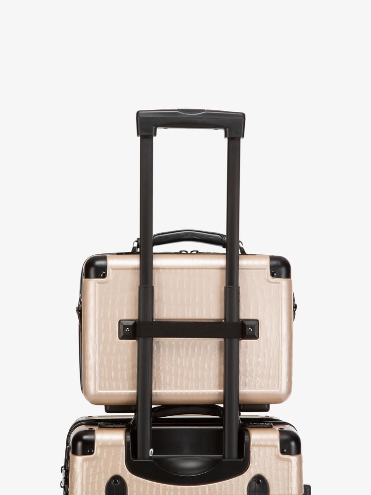 CALPAK TRNK nude travel vanity case with carry on