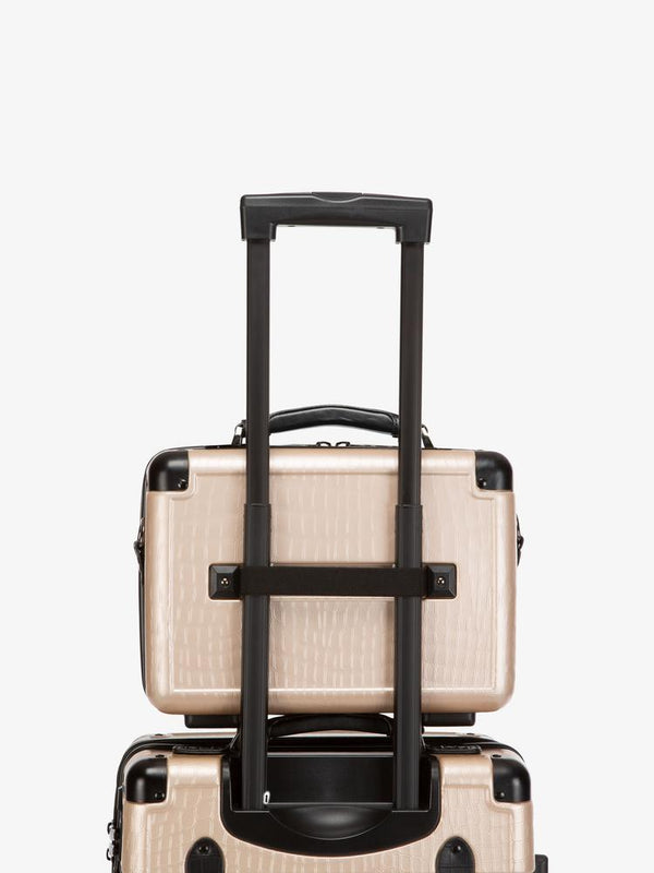 CALPAK TRNK nude travel vanity case with carry on